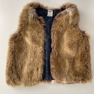 Oshkosh Toddler Faux Fur Vest.